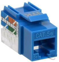 Изображения товара Модуль Keystone Jack кат.5E UTP 110 IDC 90град синий | CS1-1C5EU-11-03 | ITK