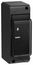 Изображения товара UNION Mini Корпус пластиковый на 2 модуля КМПн-2 IP30 черный | UIM-KP72-N-02-20-K02 | IEK