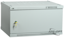 Изображения товара Шкаф LINEA WE 6U 550x350мм дверь металл серый | LWE3-06U53-MF | ITK