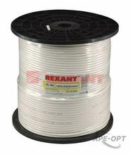 Изображения товара Кабель RG-59U+CU, (64%), 75 Ом, 305м., белый | 01-2651 | REXANT