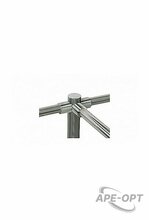 Изображения товара PERCo-BH02 2-03 - Трехсторонняя стойка с 6-ю отверстиями для крепления патрубков (углы между парами отверстий 90 и 180град.)