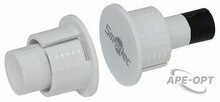 Изображения товара ST-DM031NC-WT - Магнитоконтактный датчик Smartec, НЗ, белый, врезной для металлических дверей, под винт, зазор 30 мм