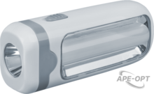 Изображения товара Фонарь аккумуляторный NPT-CP19-ACCU Пласт.1LED 3Вт+10LED 2Вт, акк.4.5В,800 мАч | 14028 | Navigator