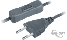 Изображения товара Шнур 61 722 NPS-FS-170-2x0.5-GR 1.7м с выкл
