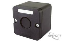 Изображения товара Пост кнопочный ПКЕ 212-1 черный IP40 | SQ0742-0019 | TDM