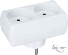 Изображения товара Разветвитель 94 671 NAD-L-2X-C-WH 2 гн