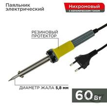 Изображения товара Паяльник с керам.нагревателем, долговечное жало 220V/ 60 Вт | 12-0124 | REXANT