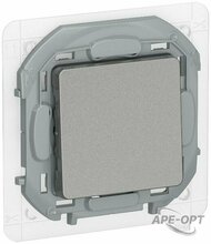 Изображения товара Inspiria Алюминий Переключатель 1-клавишный сх6 10АХ IP44 быстрозажимные клеммы | 6736721 | IEK