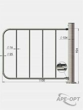 Изображения товара 3V Створка для калитки Model B шириной 1100мм
