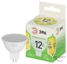 Изображения товара Лампа светодиодная GREEN LINE LED MR16-12W-830-GU10 GL GU10 12 Вт софит теплый свет | Б0067058 | ЭРА
