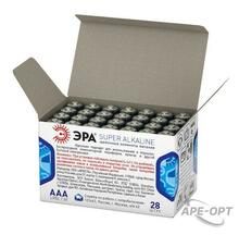 Изображения товара Батарейка щелочная (алкалиновая) LR03-28 box (28/1120/44800) (AAA) | Б0002909 | ЭРА