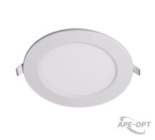 Изображения товара Светильник светодиодный встраиваемый downlight ДВО PPL-R 9w 6500K IP40 WH d145мм встр/круг | 5008526A | Jazzway