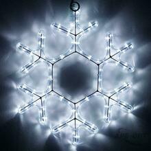 Изображения товара Фигура ARD-SNOWFLAKE-M7-450x375-108LED White (230V, 6.5W) (Ardecoled, IP65) | 034249 | Arlight