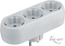 Изображения товара Разветвитель 94 672 NAD-L-3E-WH 3 гн