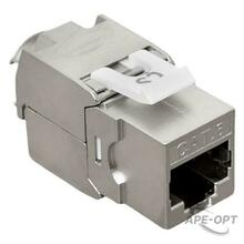 Изображения товара Модуль Keystone TERACOM CS Cat.6 экранированный STP 110 IDC 180 градусов самозажимной (Toolless)|TRCS-KSTN-T180D-6STP| EKF