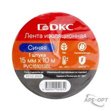 Изображения товара Лента изоляционная ПВХ 15x0,13 10м в рулоне Синяя | PVC151013BL | DKC