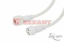 Изображения товара Соединительный кабель (2pin) герметичный (IP67) 2х1,0мм² белый REXANT | 11-9820 | Rexant