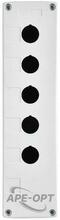 Изображения товара Корпус постов КП105(6)-Р для кнопок 5(6) мест белый | BKP10-6-K01-R | IEK