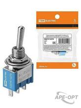 Изображения товара Переключатель-тумблер MTS-102 Micro 1P 250В AC/DC 3А (3c) ON-ON с фиксацией | SQ0747-0270 | TDM