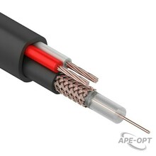 Изображения товара 01-4013 - Кабель REXANT КВК-П-1,5+2x0,50 мм² (Cu/Cu) черный (бухта 200 м)