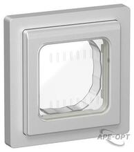 Изображения товара FLITE Рамка 1-местная IP55 Рпро-1-55-ФлА алюминий | FI-M10-32-55-K47 | IEK