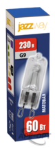 Изображения товара Лампа галогенная 60Вт 230В G9 PH-G9 frosted | 3322601 | Jazzway