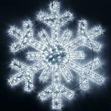 Изображения товара Фигура ARD-SNOWFLAKE-M11-1250x1200-604LED White (230V, 36.5W) (Ardecoled, IP65) | 034260 | Arlight
