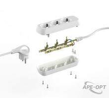 Изображения товара Удлинитель электрический ЭРА UDL-10-315-E Greenline 3 розетки с заземлением 1,5м ПВС 3x0.75мм2 | Б0064897 | ЭРА