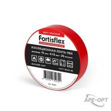 Изображения товара Изолента ПВХ 15x0.13х20 (красн) | 90807 | Fortisflex