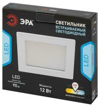 Изображения товара Светильник светодиодный точечный квадратный 12W 220V 4000 светодиодный 2-12-4K/1 | Б0046907 | ЭРА