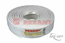 Изображения товара Кабель RG-59U+Cu, (64%), 75 Ом, 100м., белый | 01-2641 | REXANT