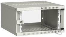 Изображения товара Шкаф LINEA WE 6U 600x600мм дверь стекло серый | LWE3-06U66-GF | ITK