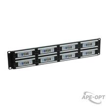 Изображения товара Патч-панель 19",2U,CAT5E, 48 портов RJ45, неэкранированная | RN5PPU242 | DKC