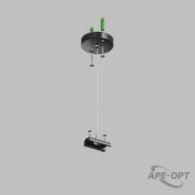 Изображения товара Подвесное крепление для шинопровода SMART черный TR2106-BK | TR2106-BK | DENKIRS