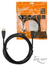 Изображения товара Кабель "АВК 4" HDMI - HDMI, v2.0, позолоченные контакты, с ферритами, 3 метра, | SQ4040-0004 | TDM