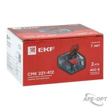Изображения товара Клемма СМК 221-412 2 отверстия 0.2-4.0 мм2 (100шт.) EKF PROxima|plc-smk-221-412|EKF