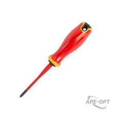 Изображения товара Отвертка диэлектрическая PH1x80 серия СЛИМ | 103007 | КВТ
