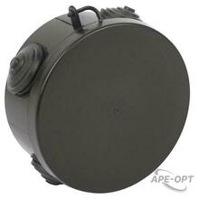 Изображения товара Распаячная коробка KOR-85-40-4g-B открытой установки КОР 85х40мм черная с гермовводами 4 входа IP54 KOR-85-40-4g-B | Б0061801 | ЭРА