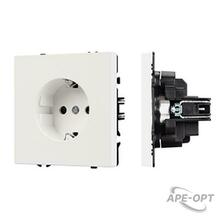Изображения товара Механизм электрической розетки SCT-NOBE-MEU1-SFPL-WH (230V, 16A) (Arlight, Белый кварц) | 054276 | Arlight