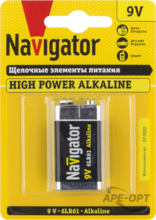 Изображения товара Элемент питания NBT-NE-6LR61-BP1 | 94756 | Navigator