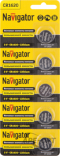 Изображения товара Элемент питания 94 780 NBT-CR1620-BP5 |94780 |Navigator