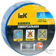 Изображения товара Изолента 0,13х15 мм синяя 10 метров | UIZ-13-10-10M-K07 | IEK
