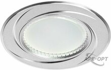Изображения товара Светильник встраиваемый под лампу KL34 AL/SL/1 MR16,12V, 50W хром | Б0049565 | ЭРА