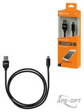 Изображения товара Дата-кабель, ДК 7, USB - micro USB, 1 м, тканевая оплетка, черный, | SQ1810-0307 | TDM