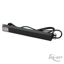 Изображения товара Блок розеток для 19" шкафов, 8 розеток Schuko | R519SH8 | DKC