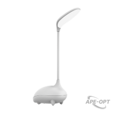 Изображения товара Светильник настольный Qplus GTL701 6W 330lm 2700-6000K 5V Li-ion 1200mA белый детский диммируемый LED 1/10/30 | GT7011 | Gauss