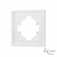 Изображения товара Рамка пластиковая FRM-TENDO-PL-1-WH (Arlight, Белый) | 053835 | Arlight