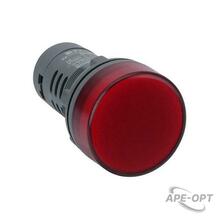Изображения товара Сигнальная лампа SB7 моноблочная 22мм красная LED 24В DC | SB7EV04BP | SE