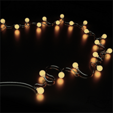 Изображения товара Гирлянда садовая на солнечной батарее 30 LED ламп Шары Белый свет Solar, 1/24 | GS032 | Gauss
