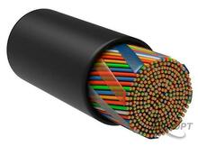 Изображения товара Кабель связи витая пара U/UTP, кат.5E 25х2х24AWG solid, LDPE, 305м, черный | LC3-C5E25-139 | ITK